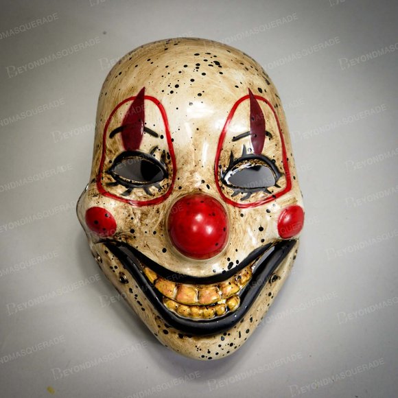 Halloween Scary Horns Devil Full Face Costume Mask - Picture 2 of 3